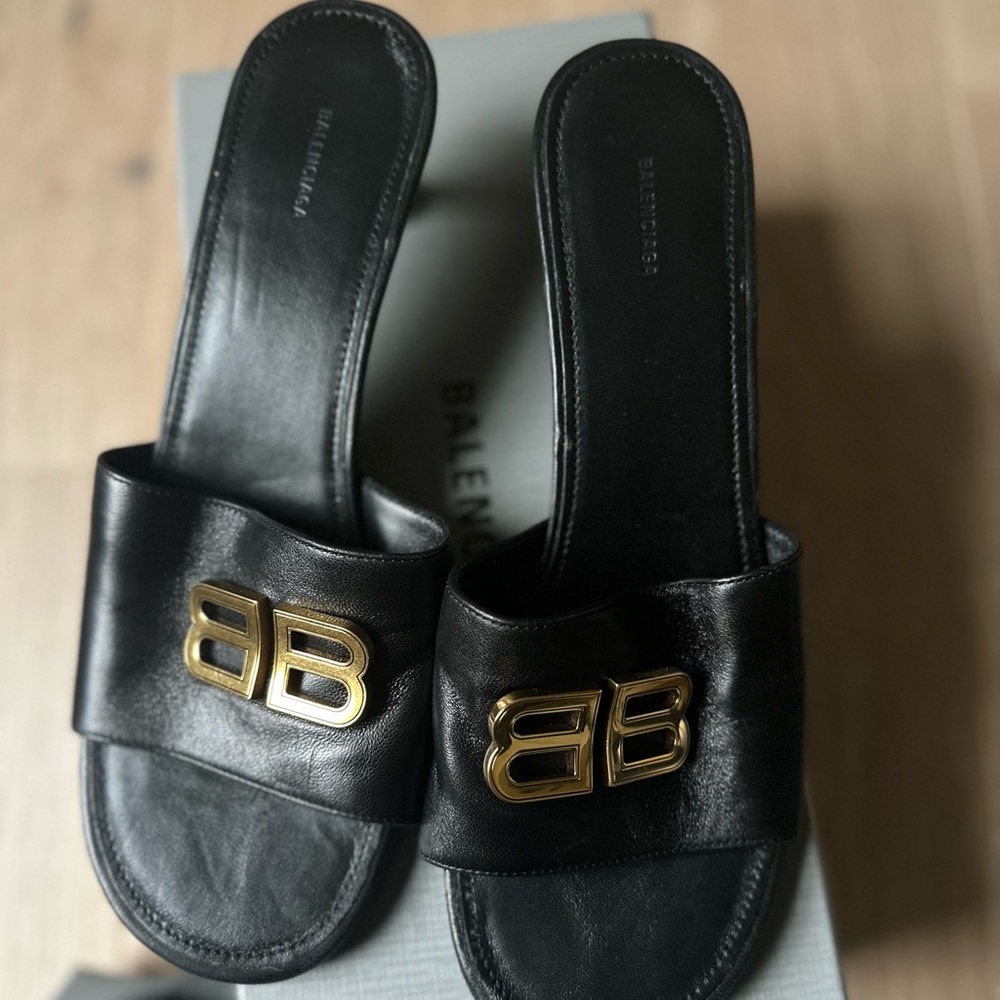 Balenciaga groupie heel Bb sandals - Picture 2 of 4